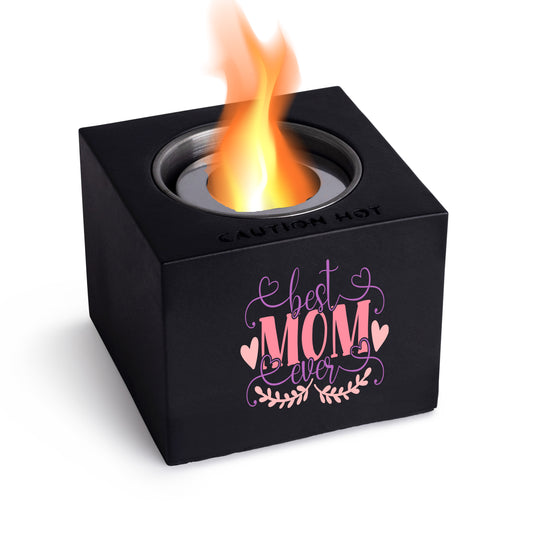 Indoor/Outdoor Tabletop Fire Pit - "Best Mom Ever"