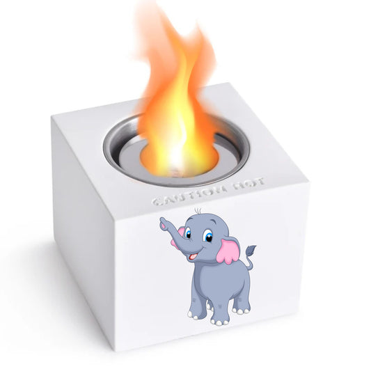 Indoor/Outdoor Tabletop Fire Pit - "Elefant design"