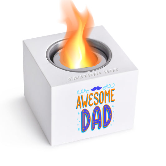 Indoor/Outdoor Tabletop Fire Pit - "Awesome Dad"